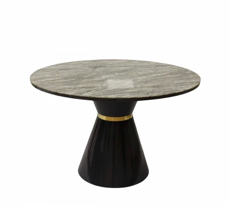 Стол обеденный IST-CASA Орион F-1435, 120х120х76 см, серый мрамор