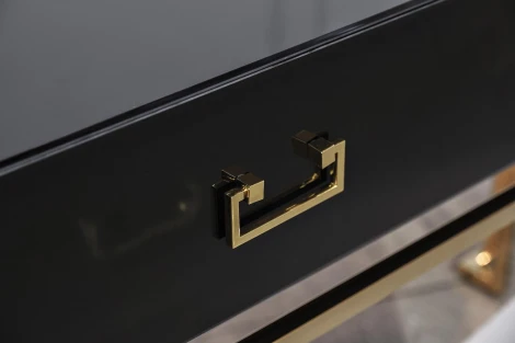 Консольный стол Garda Decor KFG058 (Золото/Черный)