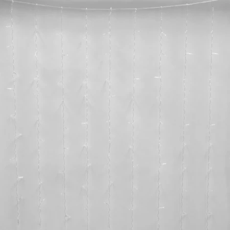 Занавес светодиодный с эффектом мерцания. 3х2м. Соединяемый. 240 светодиодов. Белый и синий свет. ULD-C3020-240/TTK BLUE-WHITE IP44