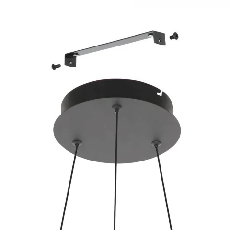 Подвесной светильник светодиодные Eglo Ruotale 900472 LED 37W алюминий, сталь, черный/пластик, белый