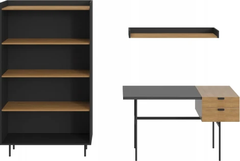 Композиция Look 22 (ЛДСП/Черный) ОГОГО Обстановочка! арт.848787