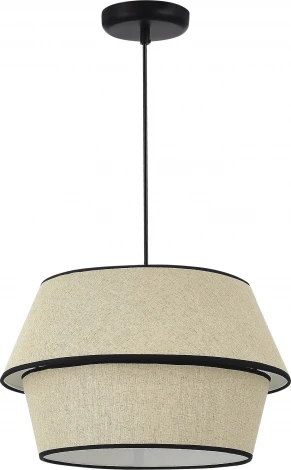 Подвесной светильник ST Luce Jackie SL1354.413.01 Черный/Бежевый, Черный E27 1*40W (220V, на проводе)