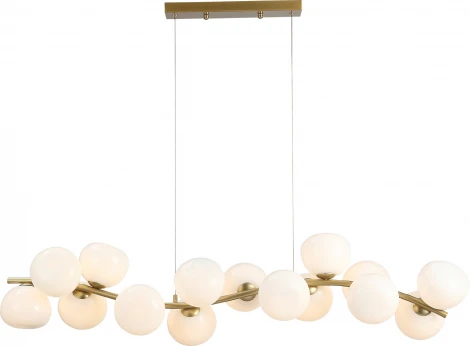 Светильник подвесной ST Luce SL1519.303.16 Латунь/Белый G9 16*5W 4000K