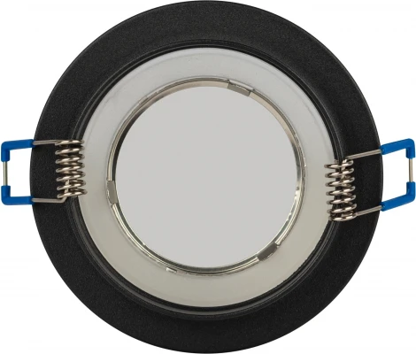 Встраиваемый точечный светильник ЭРА DK107 BK (12V, круглые)