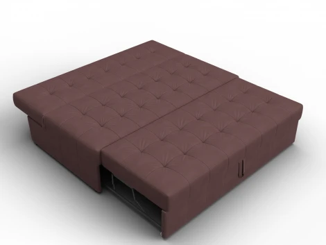 Диван прямой Лига-107 (160) (ЛДСП,Брус,Фанера,Замша/Бордовый) Лига Диванов 134937