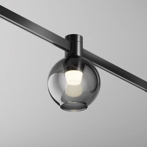 Трековый светильник магнитный 24V 3W Maytoni Bubble TR148-1-3W3K-B (LED, шар)