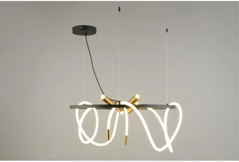 Подвесной светильник LED с гибким неономAployt Malgorzata APL.066.03.70 (220V, на тросе)