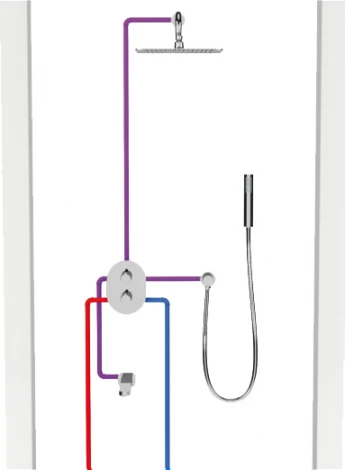 Термостат Ravak Chrome CR 067.00 3 вывода