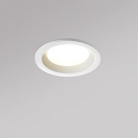 Встраиваемый светильник светодиодный Novotech Fluo 359842 белый с переключателем цв. температуры LED 10W 220-240V 2700К\3200К\4000К