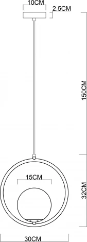 Подвесной светильник Arte Lamp Matisse A7741SP-1BK (220V, на проводе, шар)