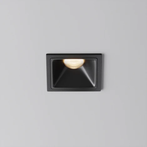 Встраиваемый светильник Maytoni Alfa LED DL043-01-10W3K-SQ-B-1 (220V)