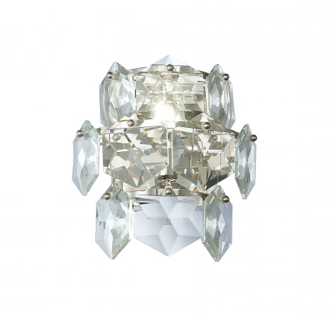 Настенный светильник каскадный Simple Story 1098 1098-1WL (220V, хрусталь)