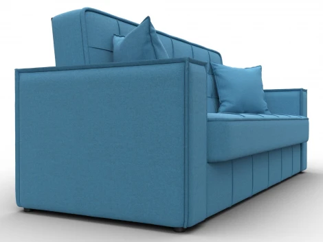 Диван-книжка Лига-068 (ДВП,Дерево/Пластик/Рогожка/Голубой) Лига Диванов 129833
