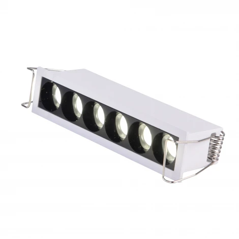 Встраиваемый светильник ST Luce ST762.542.07 белый LED 1*7W 4000K Ra 24 170-240V