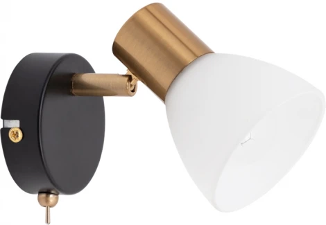 Спот Arte Lamp Falena A3117AP-1BK (220V, выключатель)