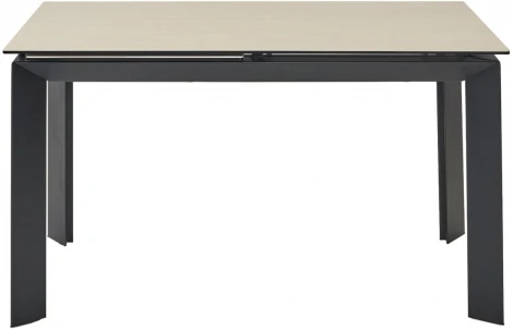 Стол CREMONA 140 TL-142, испанская керамика/ черный каркас, ®DISAUR