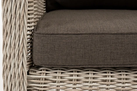 "Гляссе" кресло плетеное из искусственного ротанга, цвет бежевый 4SIS арт.УТ-00006458