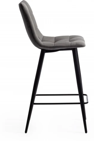 Барный стул Tetchair CHILLY (Ткань,Металл/Серый,Черный) 15453