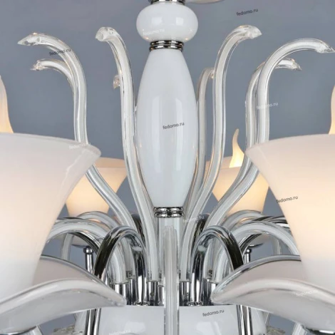 Подвесная люстра Omnilux Oristano OML-77403-08 (220V, на цепи, чашки)