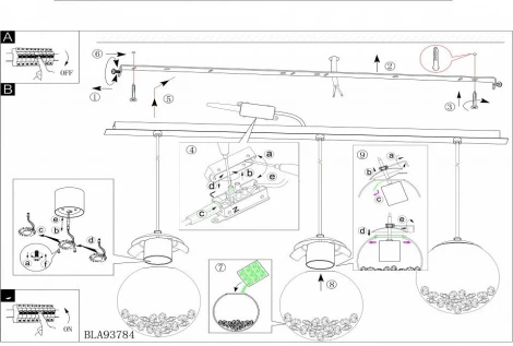 Подвесной светильник Eglo Montefio 1 93784