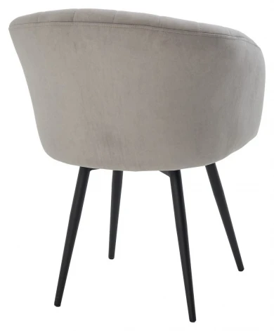 Стул МИШЕЛЬ 360 град. поворот. цвет B22 Серый, велюр / черный каркас M-City 64748