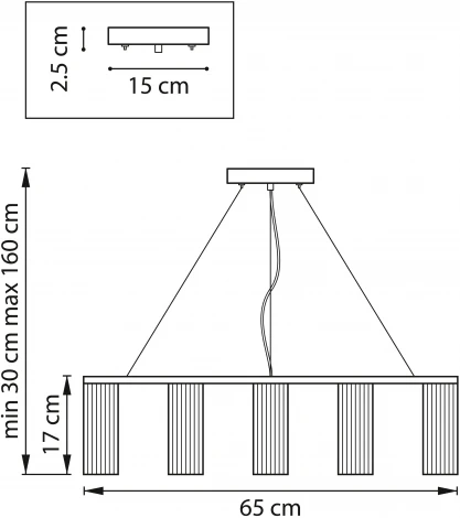 Подвесная люстра Roma 718097 (220V, на тросе, круглые, кольцо)