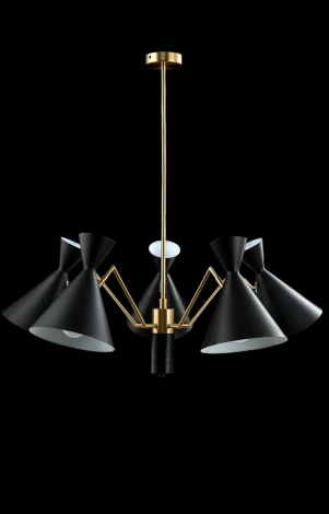 Потолочная люстра Crystal Lux Joven SP5 GOLD/BLACK