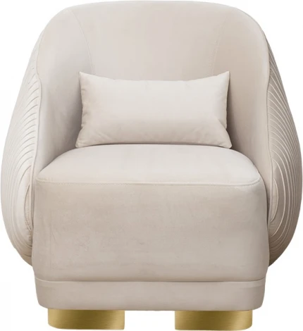 Кресло Palazzo бежевое Ром07+Ром07 81*81*79см Garda Decor арт.PALAZZO-K-ROM07