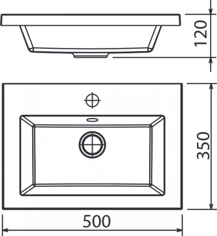 Мебельная раковина Opadiris Анита 50