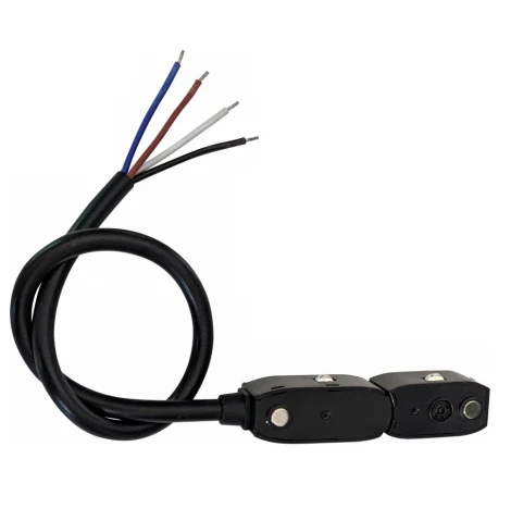 Ввод питания для радиусного магнитного встраиваемого шинопровода iLedex Vision48/22 POWER INN 4822-R-BK