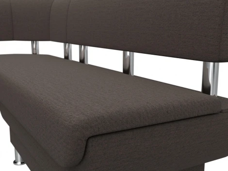 Диван кухонный угловой Альфа левый угол Лига Диванов (Рогожка) арт.123815L