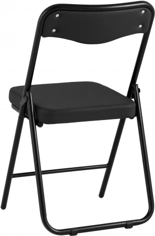 Складной стул Stool Group Джонни экокожа черный каркас черный матовый УТ000035365