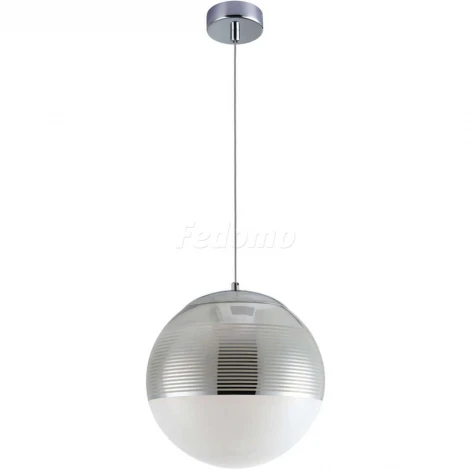 Подвес Crystal Lux Optima, 1 плафон, хром с белым
