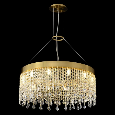 Подвесная люстра хрусталь Crystal Lux AQUA SP12