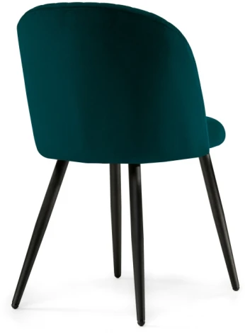 Стул Woodville на металлокаркасе Gabi 1 green / black 15378