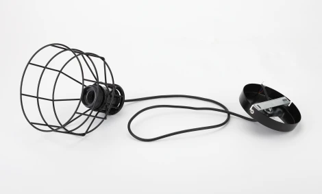 Подвесной светильник Эра PL9 BK (220V, на проводе, круглые)