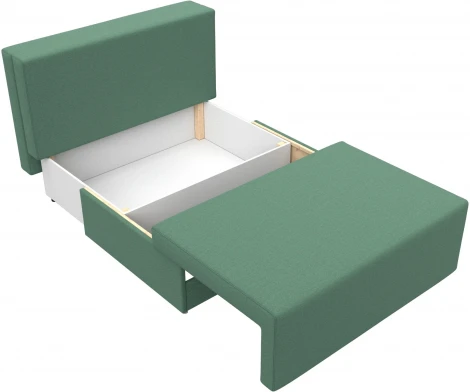 Диван прямой Лагуна (Зеленый/Рогожка) Лига Диванов арт.125932
