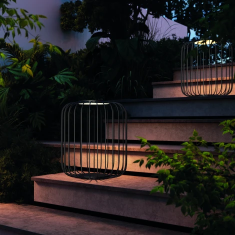 Наземный уличный светильник LED IP54 Maytoni Wisp O478FL-L18GF3K (220V, круглые)