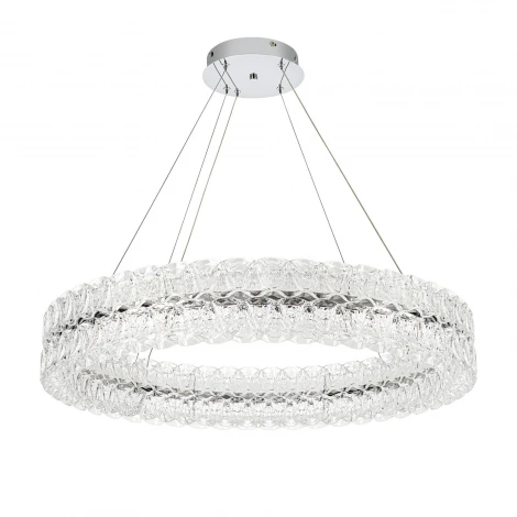 Подвесная люстра светодиодная с пультом с регулировкой цветовой температуры Modelux ML.8185.800 CR