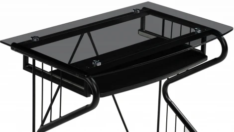 Компьютерный стол Gera (Gera 80х50х74 black) Woodville арт.15787