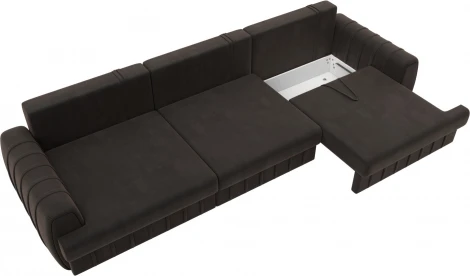 Диван прямой Лига-057 НПБ Лонг Лига Диванов (Велюр) арт.129243