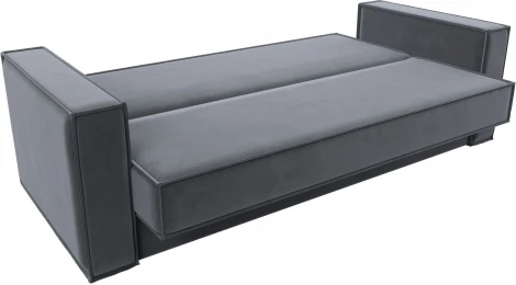 Диван-книжка Куба (Серый/Велюр) Лига Диванов арт.122043