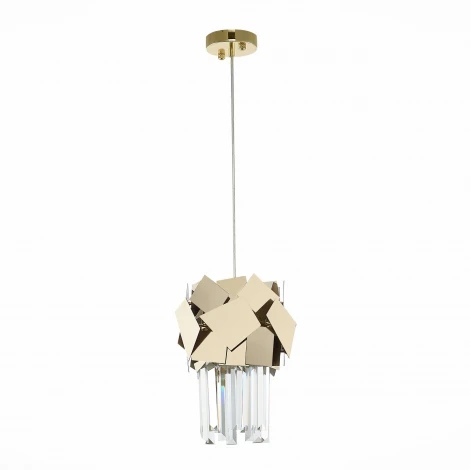 Подвесной светильник ST Luce Caserta SL1232.203.01 (220V, хрусталь, на проводе)