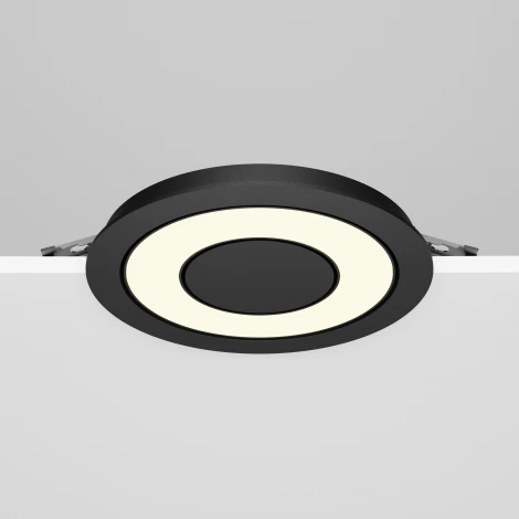 Встраиваемый светильник Maytoni Vector DL102-12W3K-B (LED, 220V, круглые)