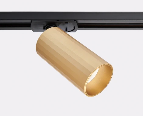 Трековый светильник однофазный Italline IT08-8010 gold (220V, круглые)