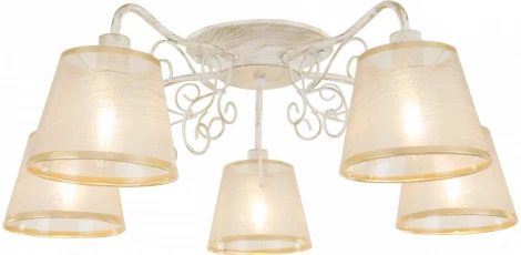 Потолочная люстра Arte Milano AM341120 341120/5 WT+G (220V)