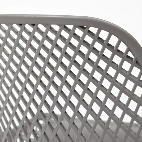 Стул VINCENT (mod. 8001) серый/черный (металл/пластик)