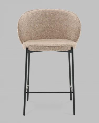 Стул полубарный Тисдейл букле бежевый Stool Group арт.УТ000041691