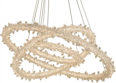 Подвесной светильник Newport 8280 8283/S gold NEW (LED, 220V, хрусталь, на тросе)