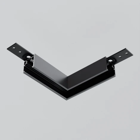 Соединитель угловой накладной низкопрофильный Maytoni Accessories for tracks Exility TRAM034CL-41B